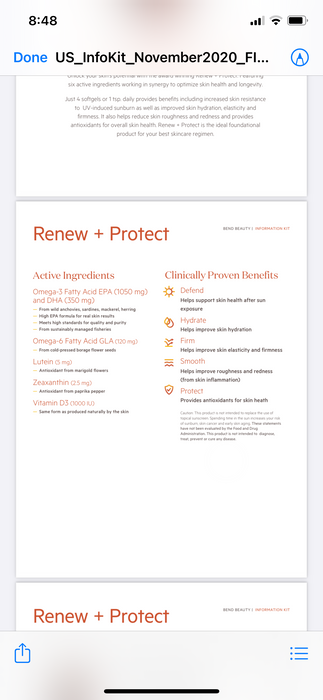 Renew + Protect - Mini (Softgels)
